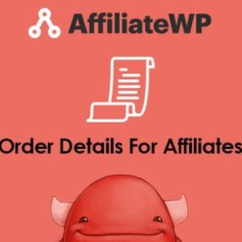 AffiliateWP – Order Details For Affiliates