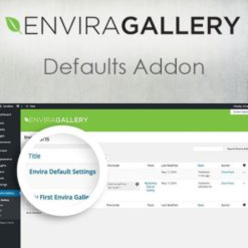 Envira Gallery – Defaults Addon