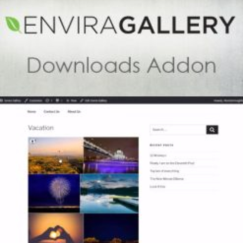 Envira Gallery – Downloads Addon