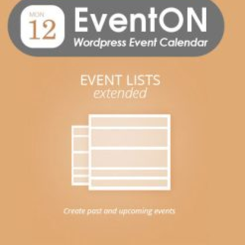 EventOn Event Lists: Ext