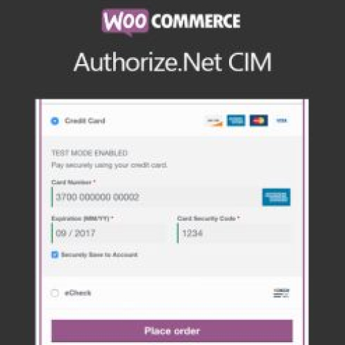 WooCommerce Authorize.Net CIM