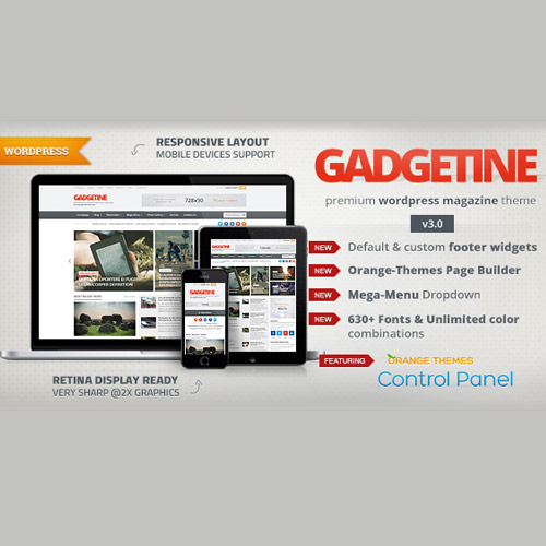 Gadgetine WordPress Theme for Premium Magazine