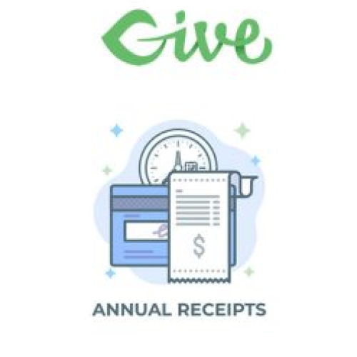Give – Annual Receipts
