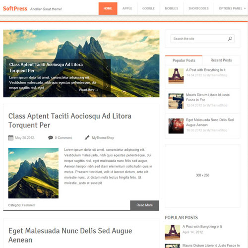 MyThemeShop Softpress WordPress Theme