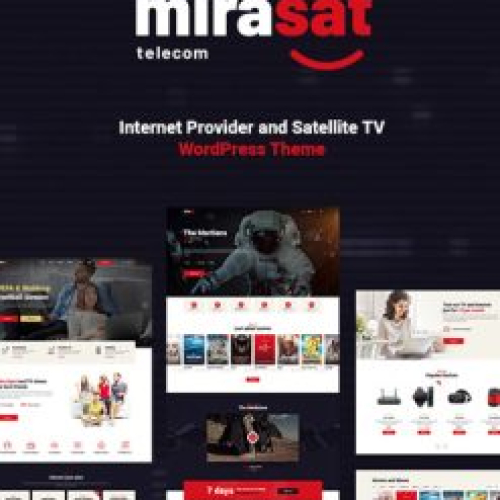 Mirasat – Internet Provider and Satellite TV WordPress Theme