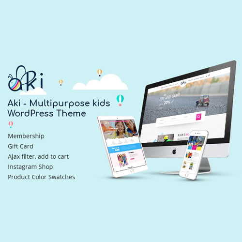 Aki – Multipurpose Kids WordPress Theme