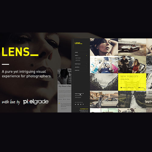 LENS – An Enjoyable Photography WordPress Theme