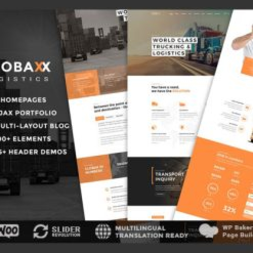 Globax – Logistics WordPress Theme + Woocommerce