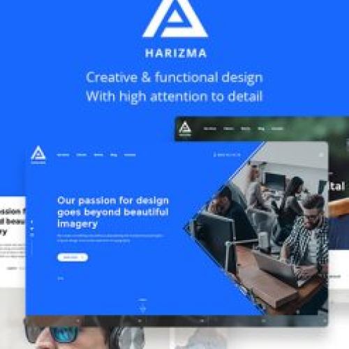 Harizma – Modern Creative Agency WordPress Theme